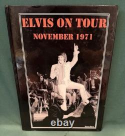 Elvis Presley On Tour November 1971 Book Kieran Davis OOP 2011 RARE SIGNED