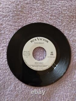 Elvis Presley One Track Heart/roustabout Extremely Rare Promo 45 1964 Nm-mint Ot