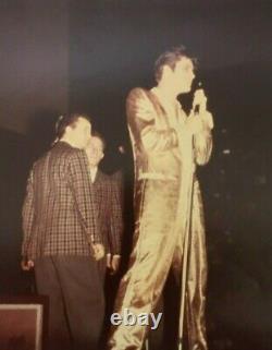 Elvis Presley Original 8x10 Vintage 1956 In Toronto Unseen Gold Suit Ultra Rare