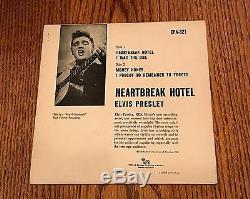 Elvis Presley Original Heartbreak Hotel Epa-821 Rare