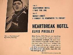 Elvis Presley Original Heartbreak Hotel Epa-821 Rare
