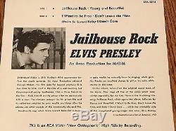 Elvis Presley Original Jailhouse Rock Epa-4114 Rare! 1957