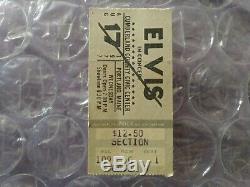 Elvis Presley Original Rare Concert Ticket Stub August 17th 1977 Portland Maine