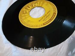 Elvis Presley Original Sun Record 215 Milkcow Blues Boogie With Push Marks RARE