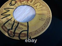 Elvis Presley Original Sun Record 215 Milkcow Blues Boogie With Push Marks RARE