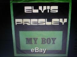 Elvis Presley Original Very Rare Gray Label My Boy/loving Arms Insert 1974 Ex