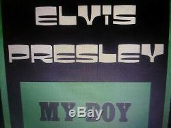 Elvis Presley Original Very Rare Gray Label My Boy/loving Arms Insert 1974 Ex
