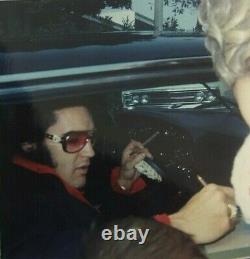 Elvis Presley Original Vintage Kodak Photo Candid Close Up Large 5 X 5 Rare