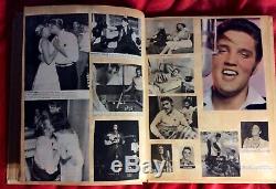 Elvis Presley Original Vintage Scrapbook Photos Articles Rare 50 Pages Clippings