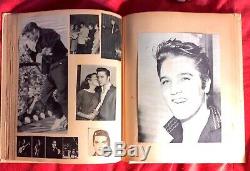 Elvis Presley Original Vintage Scrapbook Photos Articles Rare 50 Pages Clippings