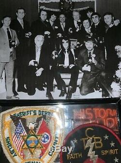 Elvis Presley Owned TCB Memphis Mafia Original Patches Karate Gi Rare Authentic