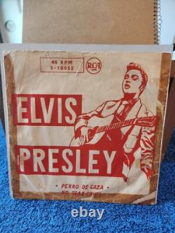 Elvis Presley PERRO DE CAZA - MEGA RARE SPAIN 45