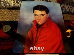 Elvis Presley Painting From Elvis Rare Excellent Condition