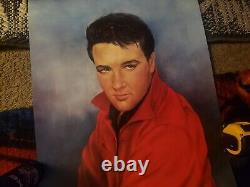 Elvis Presley Painting From Elvis Rare Excellent Condition