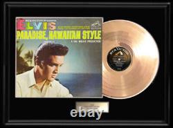 Elvis Presley Paradise Hawaii Style Gold Record Lp Album Non Riaa Award Rare