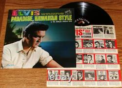 Elvis Presley Paradise Hawaiian Style LPM-3643 Mono Rare 1st Label Variation