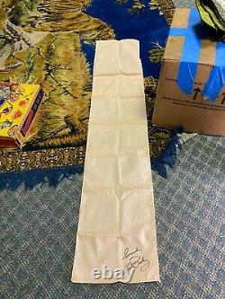 Elvis Presley Peach SIGNATURE SCARF- 42 by 8 1/2 Scarve Rare Color