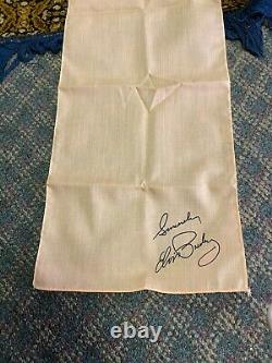 Elvis Presley Peach SIGNATURE SCARF- 42 by 8 1/2 Scarve Rare Color