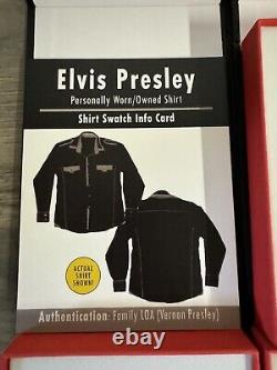Elvis Presley Personally Worn/Owned Shirt Swatch Patch Relic Authentic LOA Rare