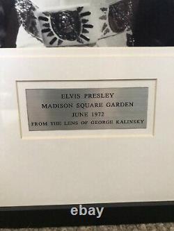 Elvis Presley Photograph Framed- Picture by George Kalinsky RARE