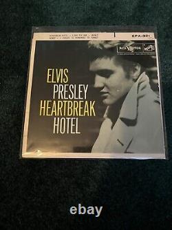 Elvis Presley Picture Sleeve 45 Heartbreak Hotel First Pressings Rare Lot Of 5