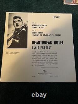 Elvis Presley Picture Sleeve 45 Heartbreak Hotel First Pressings Rare Lot Of 5