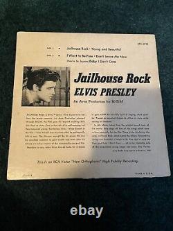 Elvis Presley Picture Sleeve 45 Heartbreak Hotel First Pressings Rare Lot Of 5