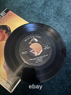 Elvis Presley Picture Sleeve 45 Heartbreak Hotel First Pressings Rare Lot Of 5