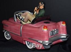 Elvis Presley Pink Cadillac Cookie Jar Car 1997 Vandor Rare LE 2599 10000 Asis