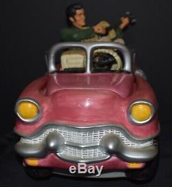 Elvis Presley Pink Cadillac Cookie Jar Car 1997 Vandor Rare LE 2599 10000 Asis