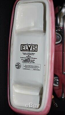 Elvis Presley Pink Cadillac Cookie Jar Car 1997 Vandor Rare LE 2599 10000 Asis