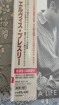 Elvis Presley Platinum A Life In Music Japan Promo 4 CD Box Set Very Rare