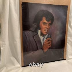 Elvis Presley Portrait Memorabilia rare Boxcar Loxi Sibley