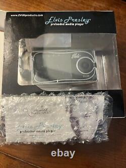 Elvis Presley Preloaded Digital Media Player Zvue (1 GB) Open Box /RARE