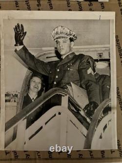 Elvis Presley Press Photo Type 1 Military Rare