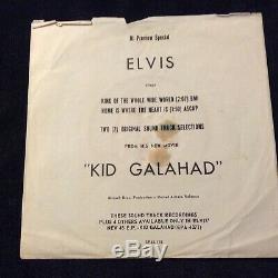 Elvis Presley Promo Only Sp45-118 King Of The Whole Wide World With Rare Sleeve