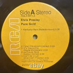 Elvis Presley Pure Gold vinyl record album, RCA 1975 RARE PROMOTIONAL COPY