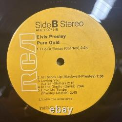 Elvis Presley Pure Gold vinyl record album, RCA 1975 RARE PROMOTIONAL COPY