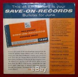 Elvis Presley RARE 1956 SPA-7-27 SAVE-ON-RECORDS Bulletin for June