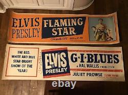 Elvis Presley RARE Original Movie Poster Banner Collection