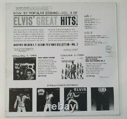 Elvis Presley RARE RED vinyl from EL Salvador Golden records Vol. 3