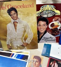 Elvis Presley RARE Vintage Collection / Huge Lot Of Over 50+ Items all from 70's