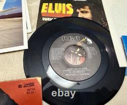 Elvis Presley RARE Vintage Collection / Huge Lot Of Over 50+ Items all from 70's