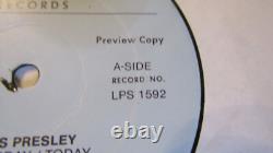 Elvis Presley RARE Yesterday/Today LP withUndubbed VERSIONS, PREVIEW COPY, BLIKO