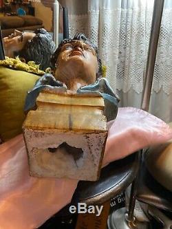 Elvis Presley RARE life size bust Vintage 1970s EXTREMELY COOL