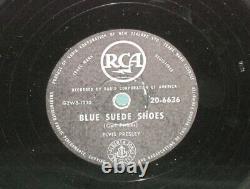 Elvis Presley RCA 20-6636 Blue Suede Shoes 78 With Rare NZ Sleeve 1956 New Zealand