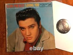 Elvis Presley RCA LPM-1515 Loving You LP original hollywood 2S HA MONO 1957 rare
