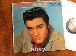 Elvis Presley RCA LPM-1515 Loving You LP original hollywood 2S HA MONO 1957 rare