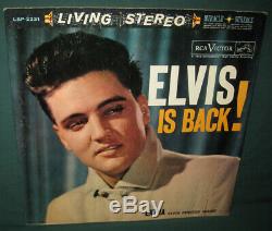 Elvis Presley RCA LSP-2231 Elvis Is Back LP Living Stereo Original 1960 RARE