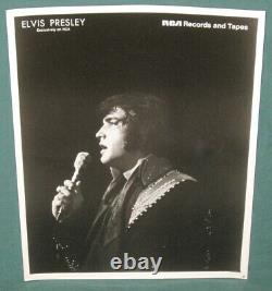 Elvis Presley RCA Records And Tapes Publicity Photo 1972 He Touched Me RARE